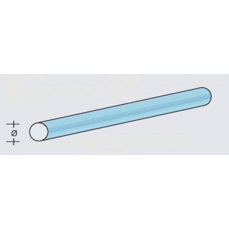 Rvs rond lengte 1 meter